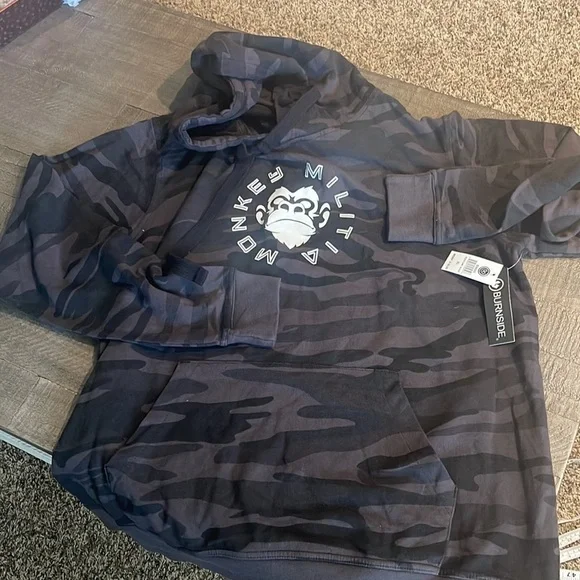 CAMO MONKEY burnside hoodie - Picture 5 of 9